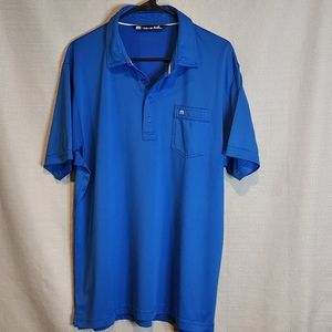 travis matthew shirt mens xl blue
